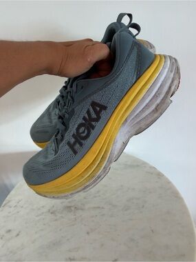 HOKA Bondi 8 Men's Running Shoe Goblin Blue Mountain Spring Size 9.5D No Box